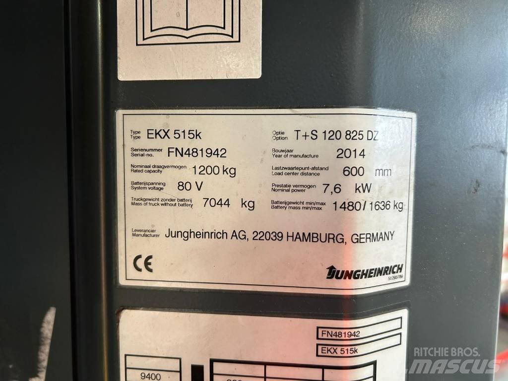 Jungheinrich EKX515k Korkeakeräilytrukit