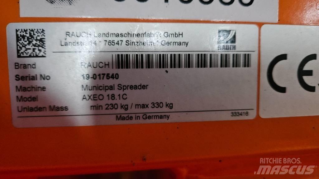 Rauch Axeo 18.1C Hiekan- ja suolanlevittimet