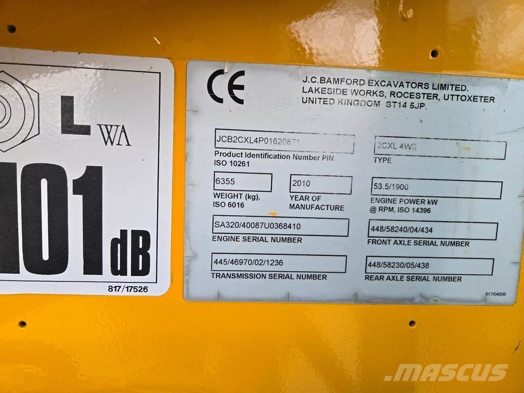 JCB 2CX Pyöräkuormaajat