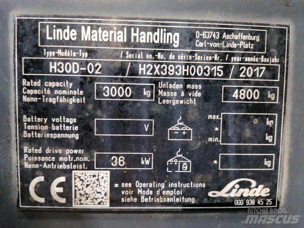 Linde H30D-02 Dieseltrukit