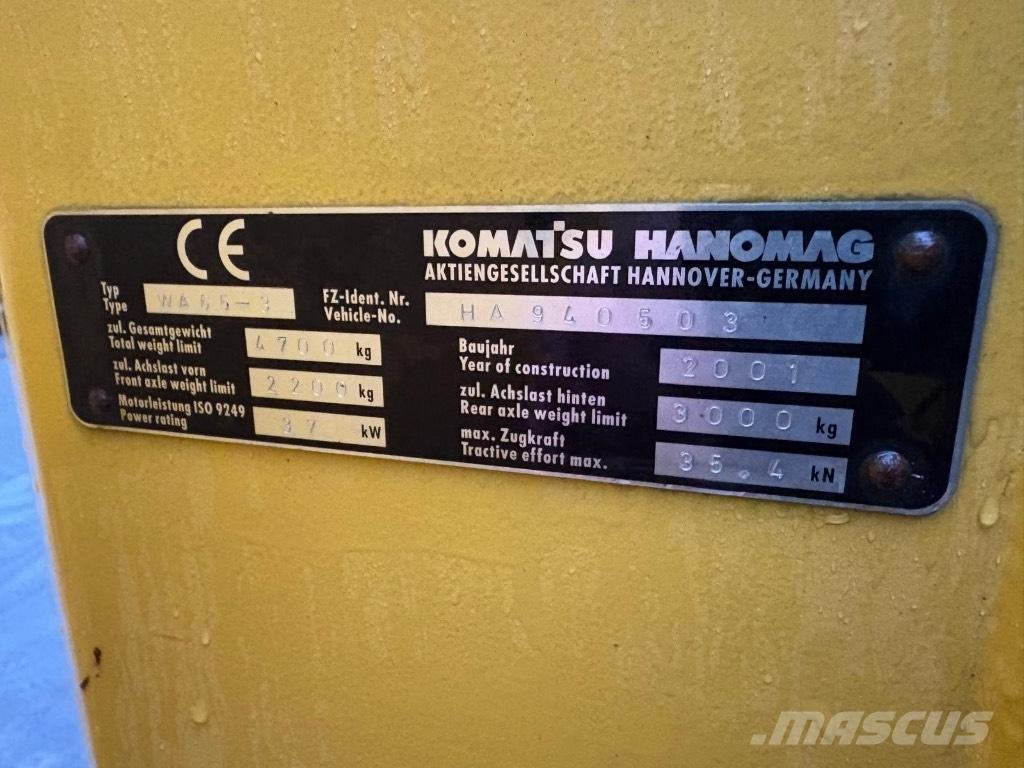 Komatsu WA 65-3 Pyöräkuormaajat