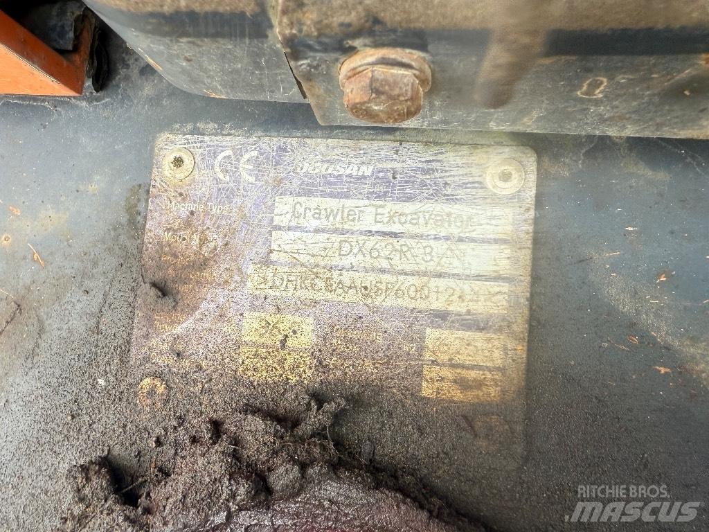 Doosan DX 62 R-3 Minikaivukoneet < 7t