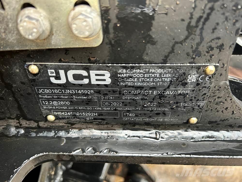 JCB 16C-1 Minikaivukoneet < 7t