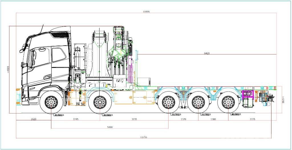 Volvo FH 540 Nosturiautot