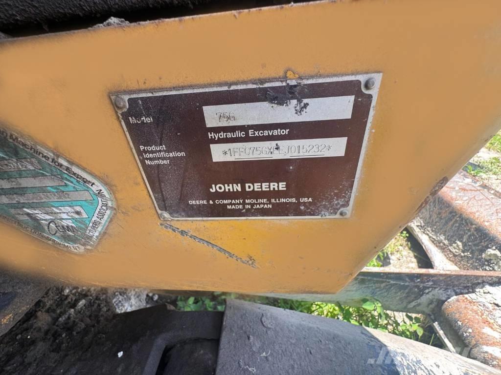 John Deere 75 G Minikaivukoneet < 7t