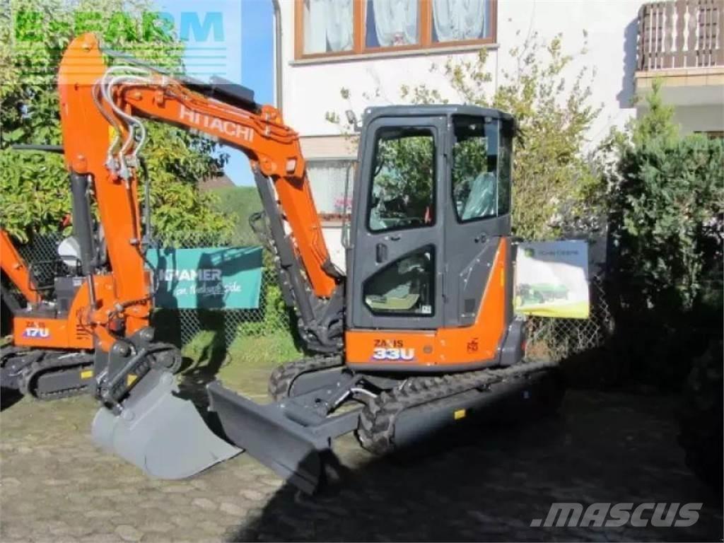 Hitachi zx 33 u-6 Pyöräkaivukoneet