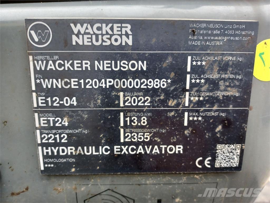 Wacker Neuson ET24 Telakaivukoneet