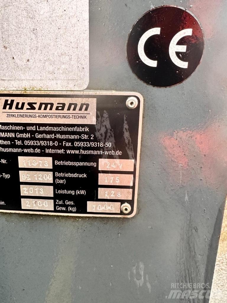 Husmann BZ1200 Pilkekoneet, klapikoneet, hakkurit ja sirkkelit