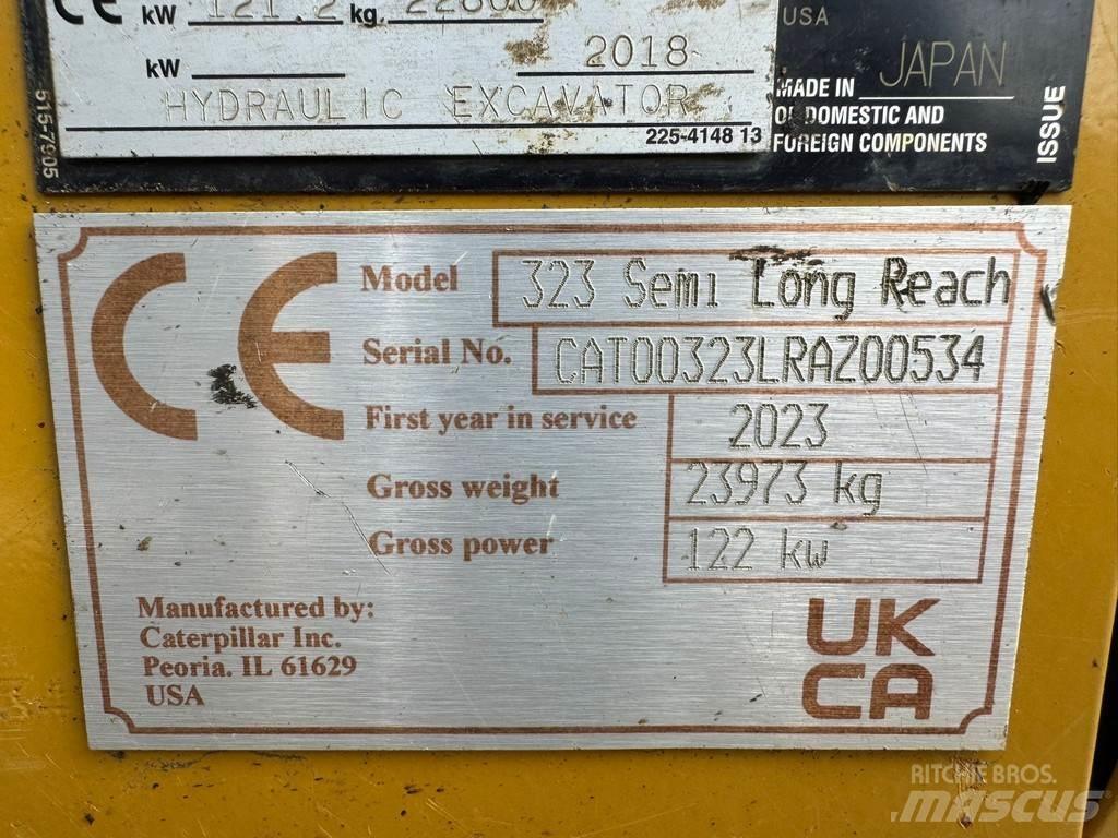 CAT 323 Telakaivukoneet