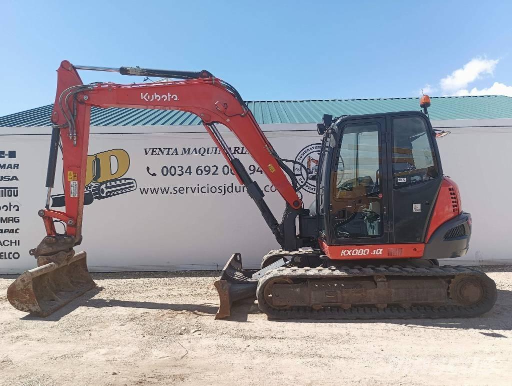Kubota KX 080-4 Midikaivukoneet 7t - 12t