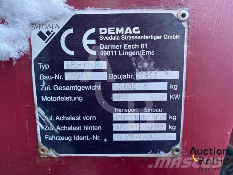 Demag DF 90 P Asfalttikoneet