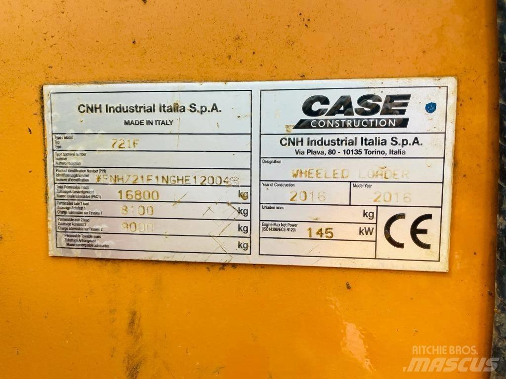 CASE 721 F Pyöräkuormaajat