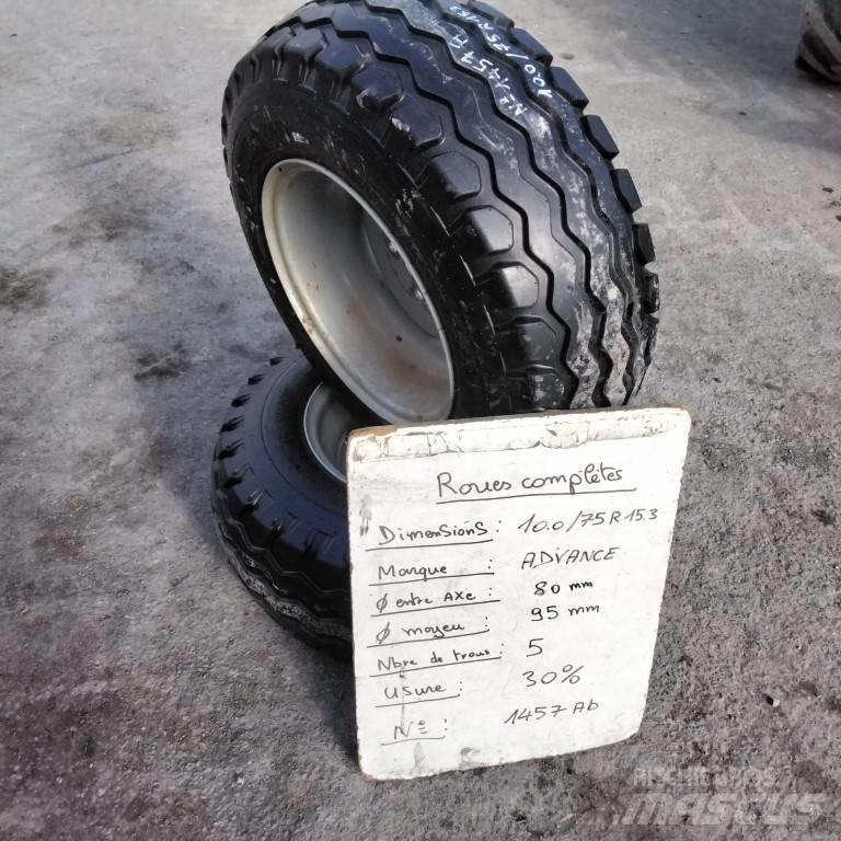 Advance 10.0/75R15.3 Renkaat ja vanteet