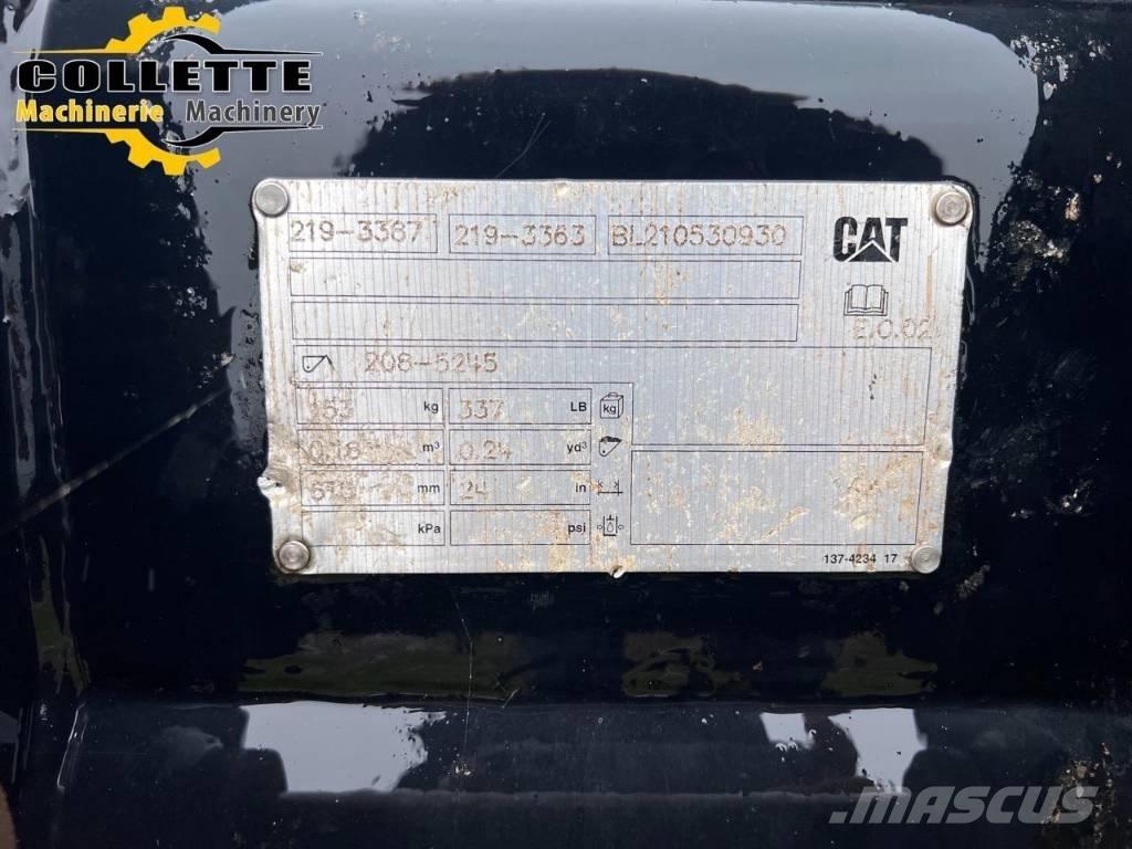 CAT Backhoe Bucket Lisävarusteet ja komponentit