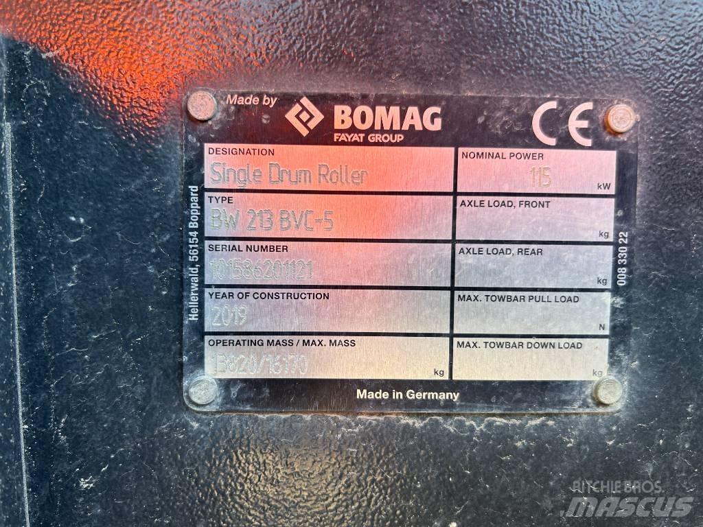 Bomag BW 213 Yksivalssijyrät