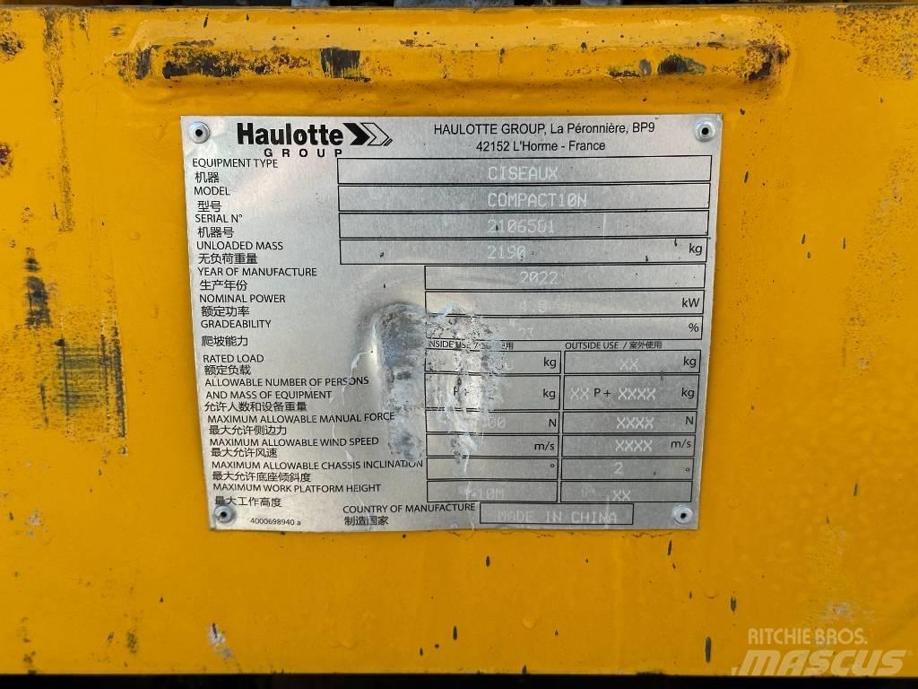 Haulotte COMPACT 10N Saksilavat