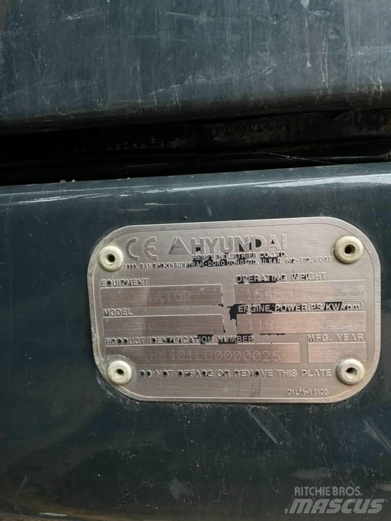 Hyundai HX 140L Telakaivukoneet