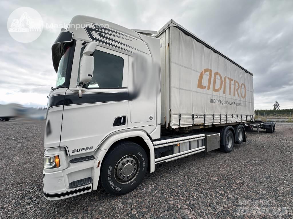 Scania R 580 Kontti-/tasonostoautot