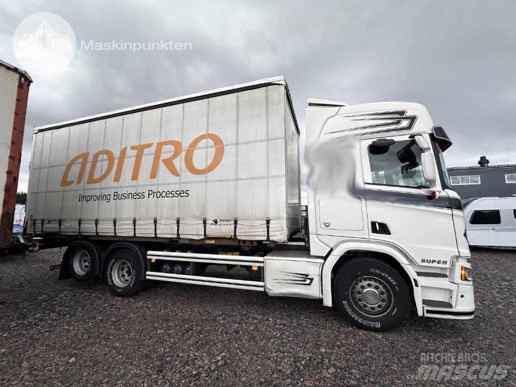 Scania R 580 Kontti-/tasonostoautot