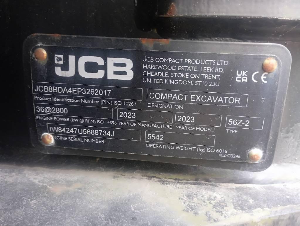 JCB JCB 56Z-2 Minikaivukoneet < 7t
