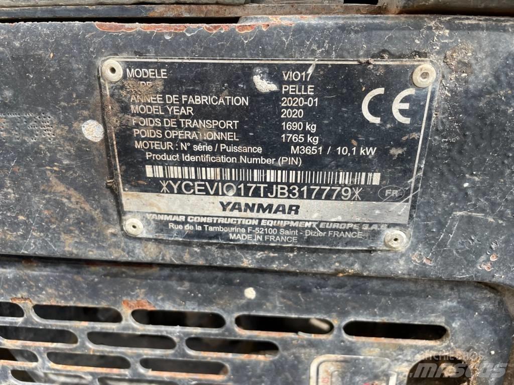 Yanmar Vio 17 U Minikaivukoneet < 7t