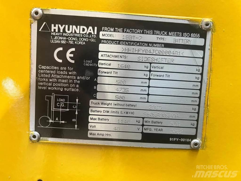 Hyundai 18BT-7 Sähkötrukit