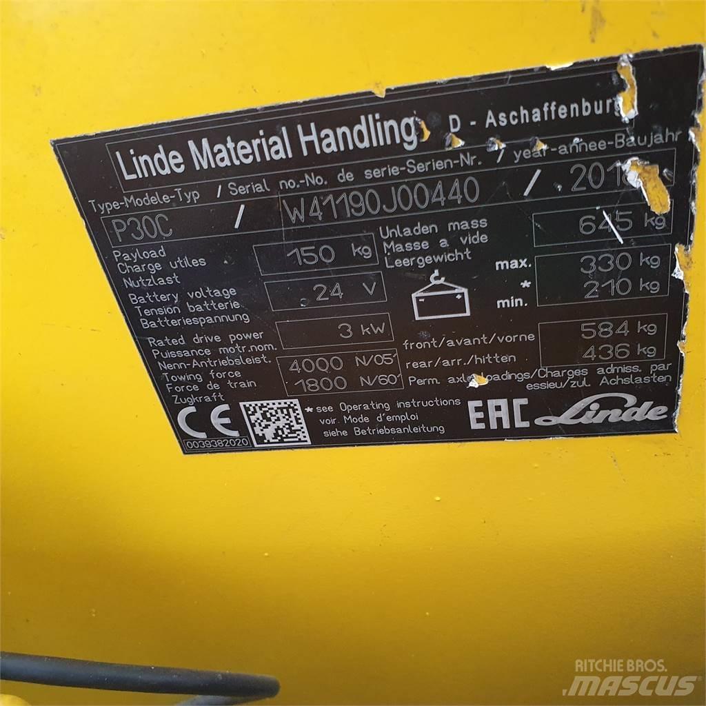 Linde P30C Vetotrukit