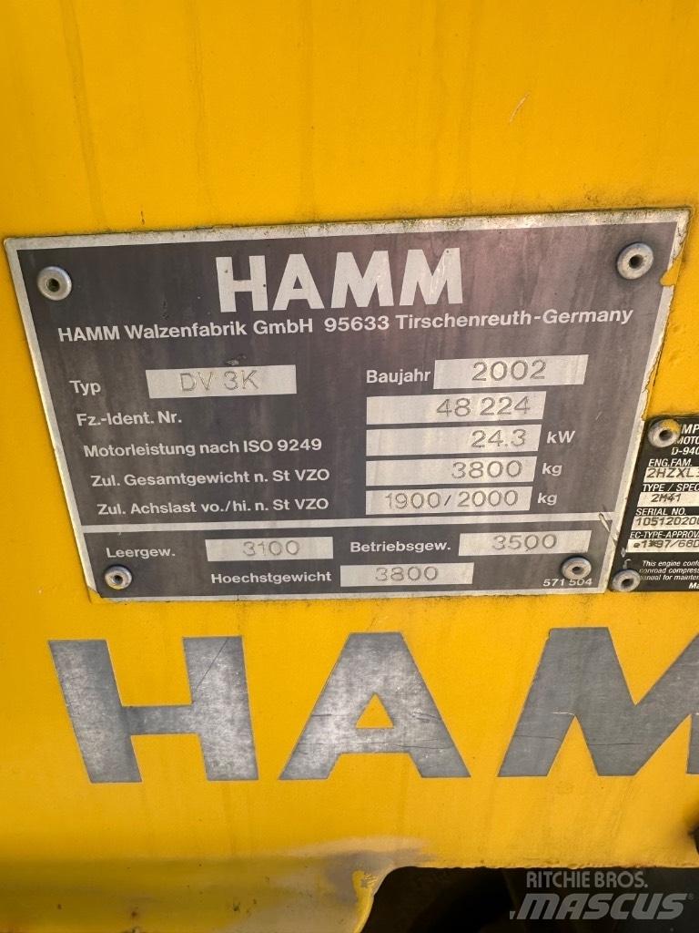 Hamm DW3 tromble Muut jyrät
