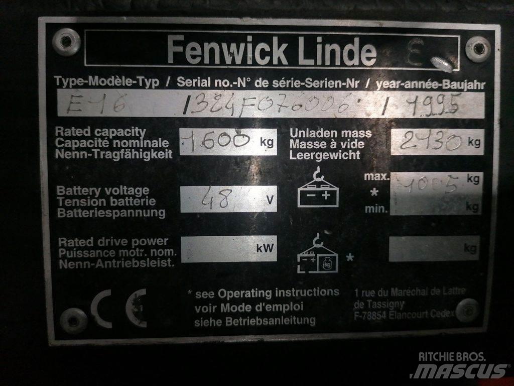 Linde E16 Sähkötrukit