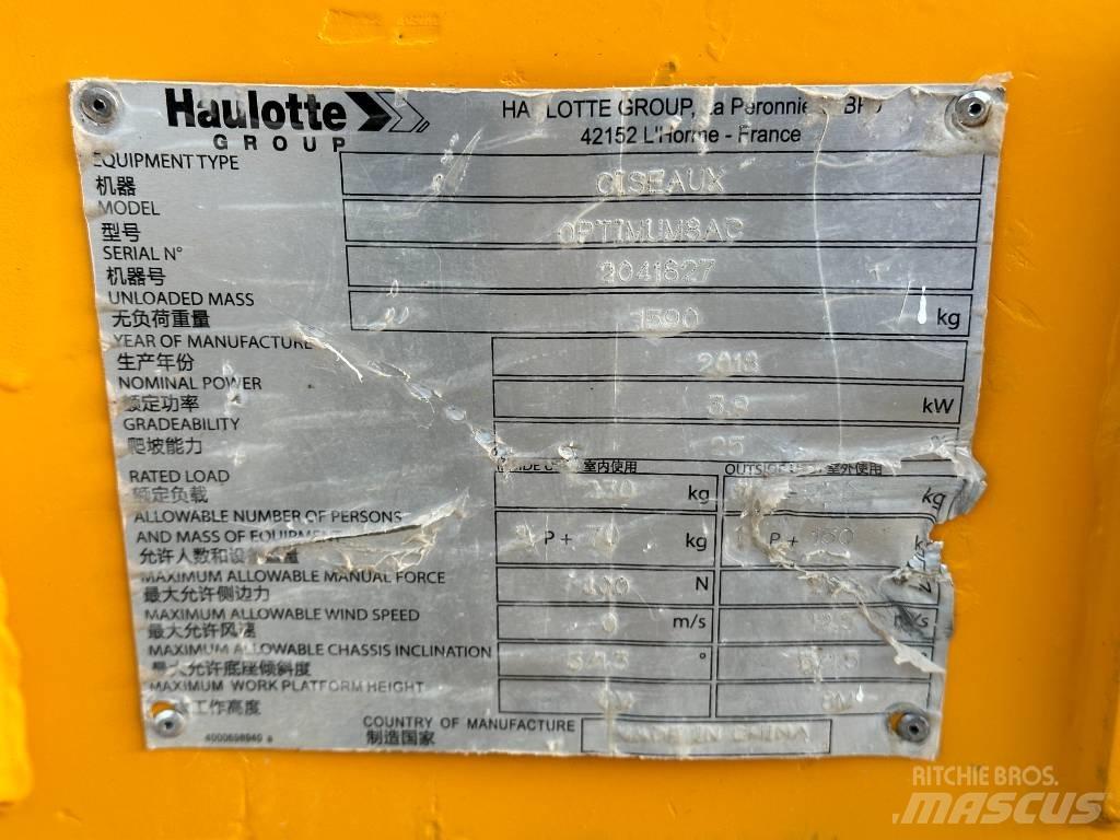 Haulotte OPTIMUM 8 Saksilavat