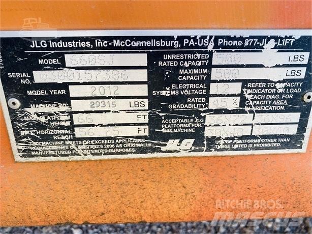 JLG 600 SJ Teleskooppipuominostimet