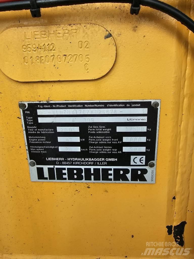 Liebherr A 309 Pyöräkaivukoneet