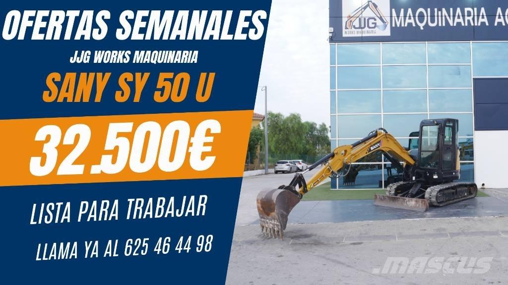 Sany SY 50 U Minikaivukoneet < 7t