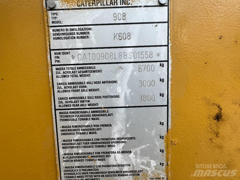 CAT 908 Pyöräkuormaajat