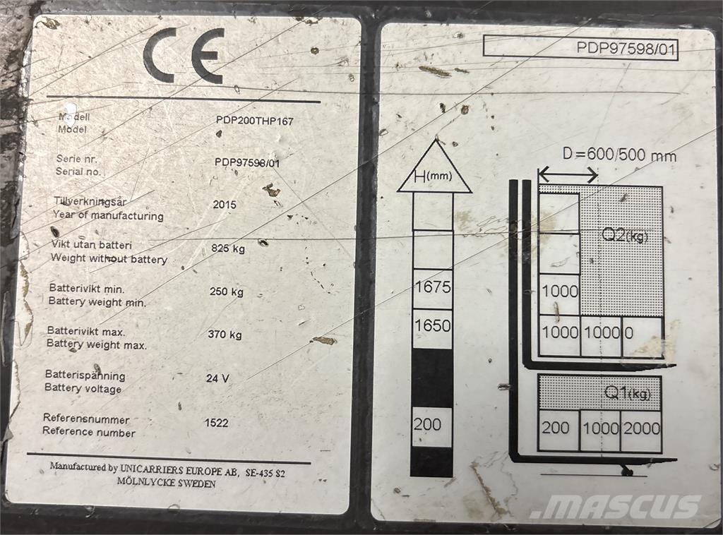 Atlet PDP200 Ajettavat pinoamisvaunut