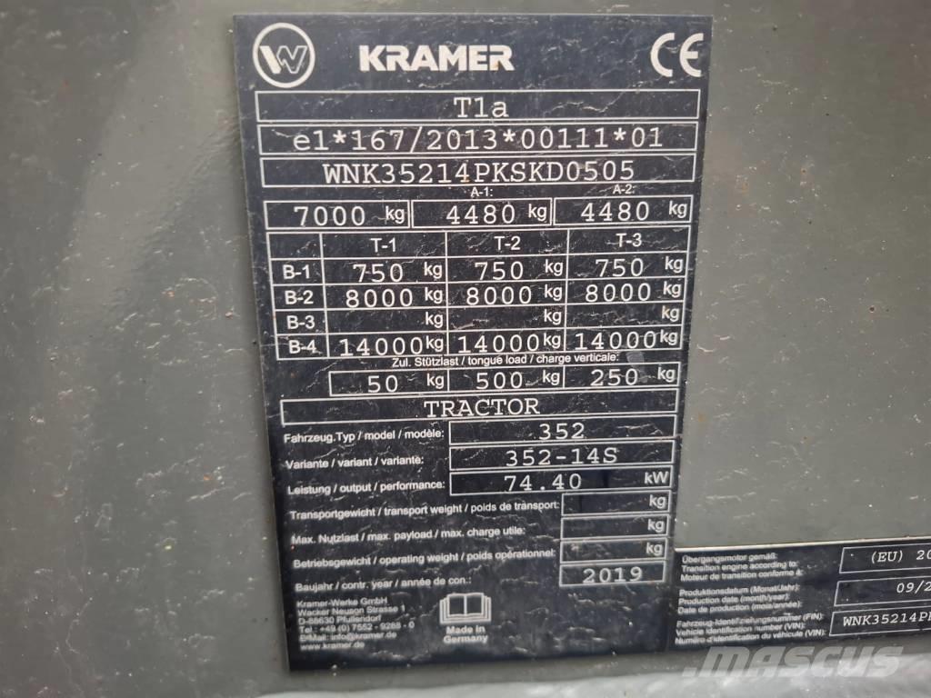 Kramer 8115 Pyöräkuormaajat