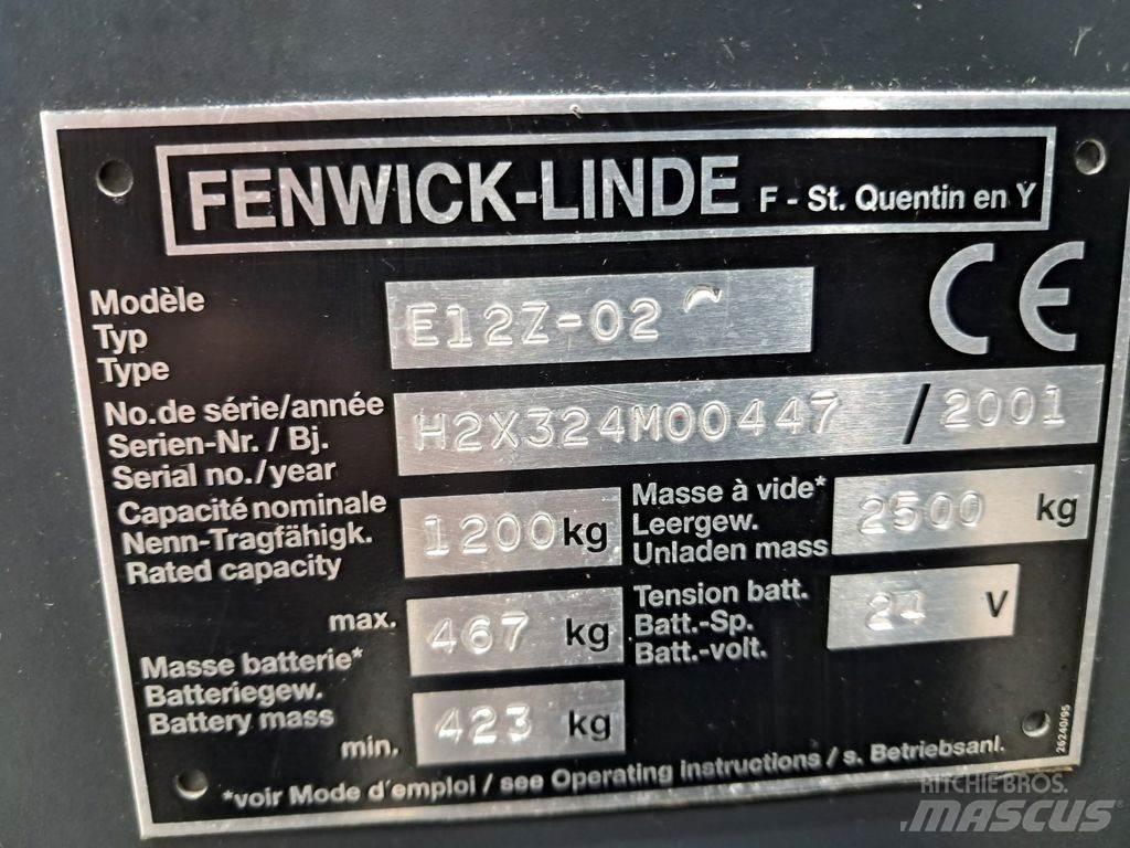 Linde E12Z-02 Sähkötrukit