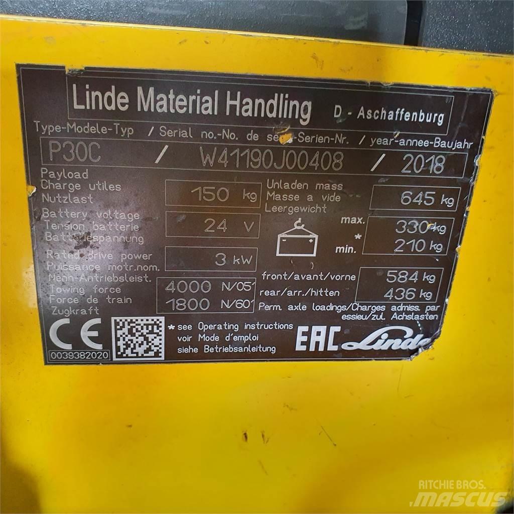 Linde P30C Vetotrukit