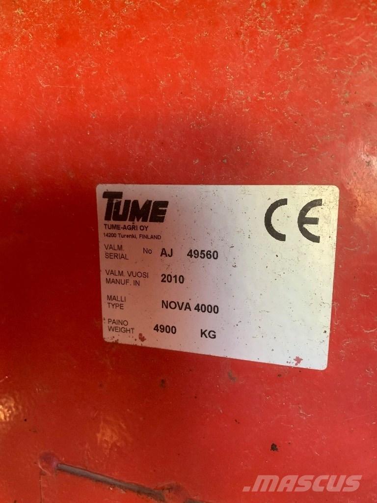 Tume Nova Combi 4000 Kylvölannoittimet