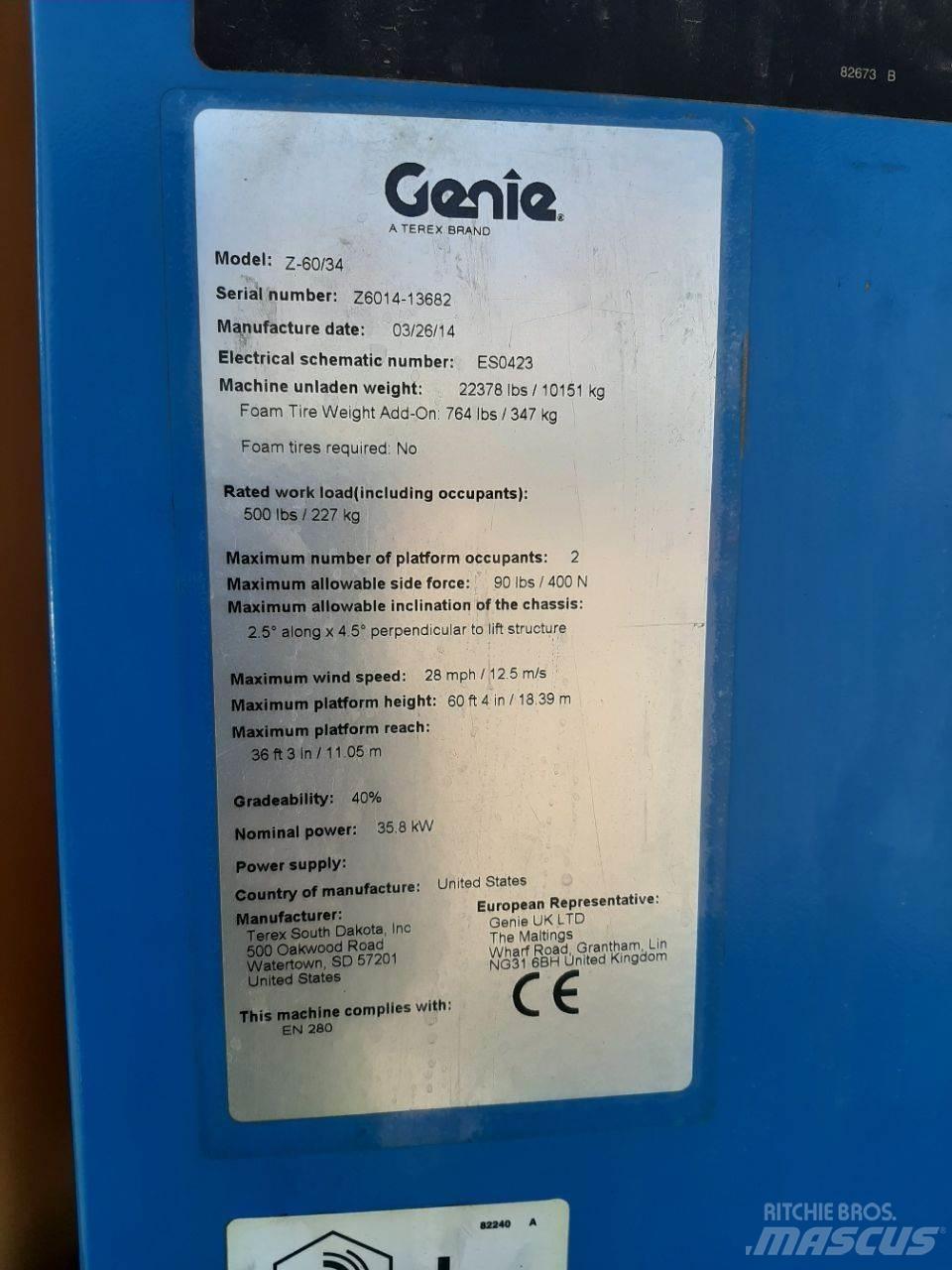 Genie Z60 Kuukulkijat