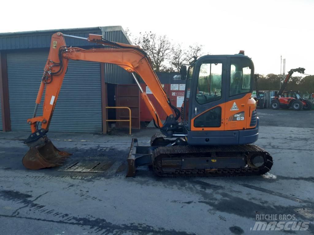 Doosan DX 63-3 Telakaivukoneet