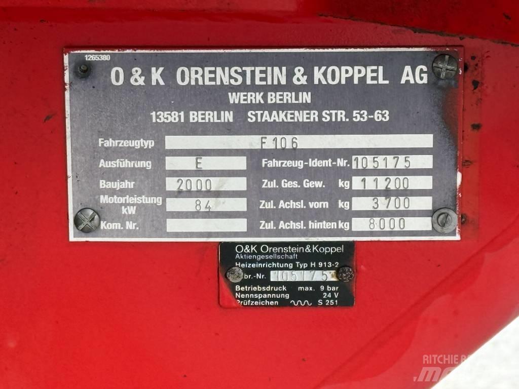 O&K F 106 Tiehöylät