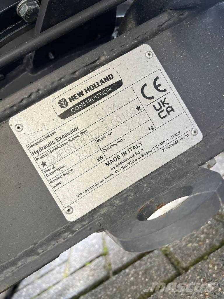 New Holland E 15 X Minikaivukoneet < 7t