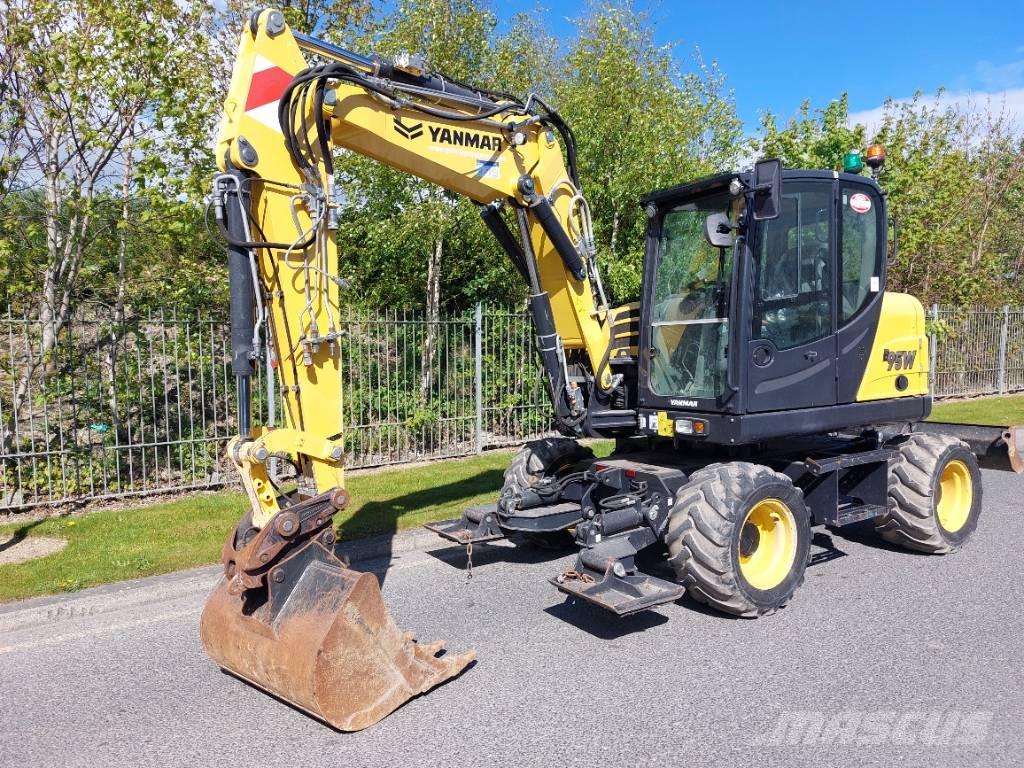 Yanmar B95W Pyöräkaivukoneet