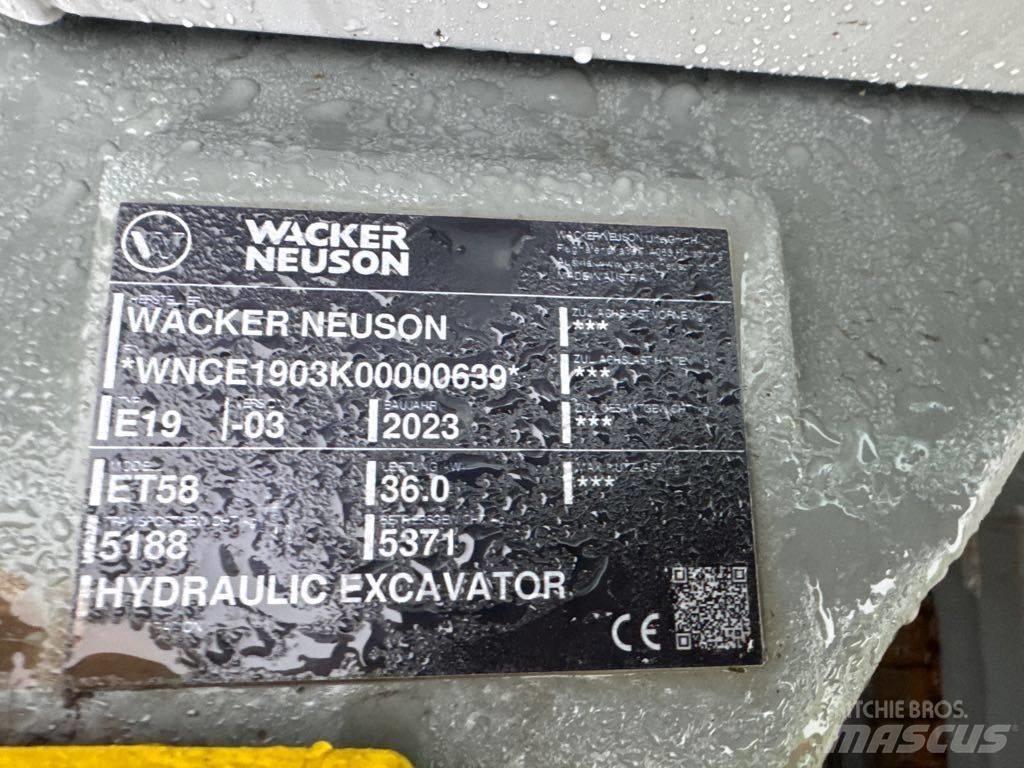 Wacker Neuson ET58 Telakaivukoneet