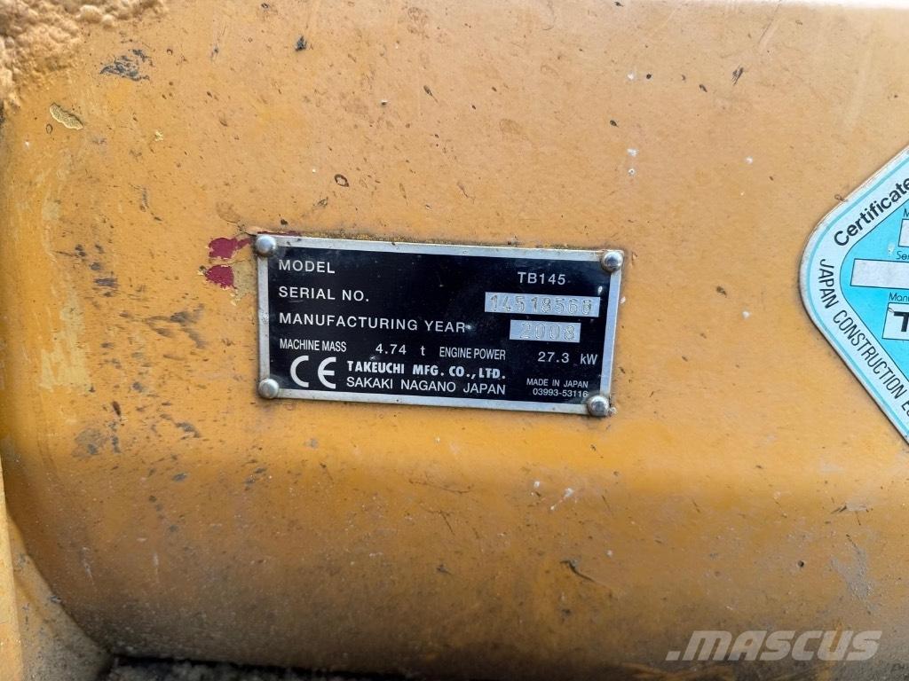 Takeuchi TB 145 Minikaivukoneet < 7t