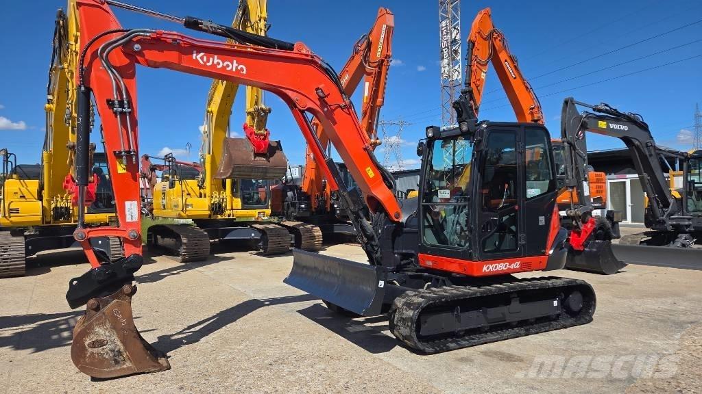 Kubota KX 080-4 Midikaivukoneet 7t - 12t