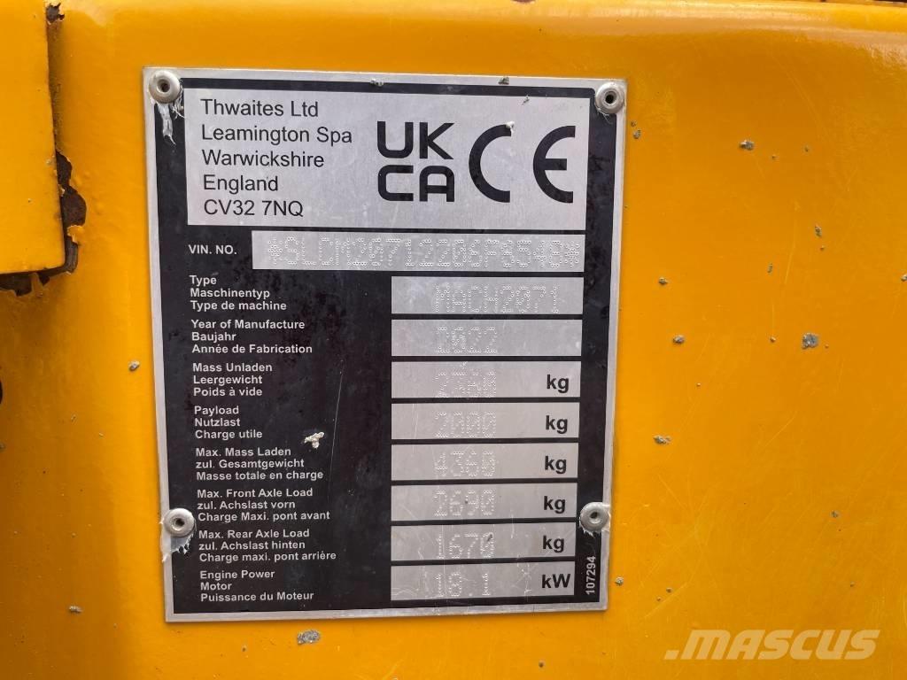 Thwaites MACH2071 Minidumpperit