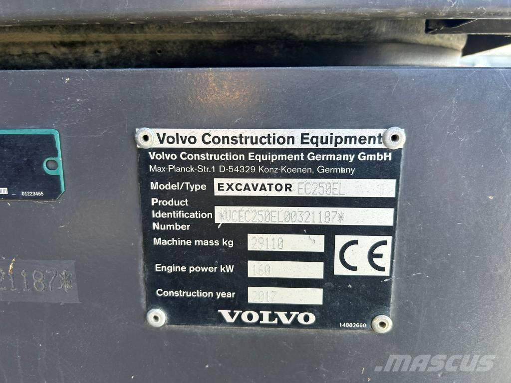 Volvo EC 250 EL Telakaivukoneet