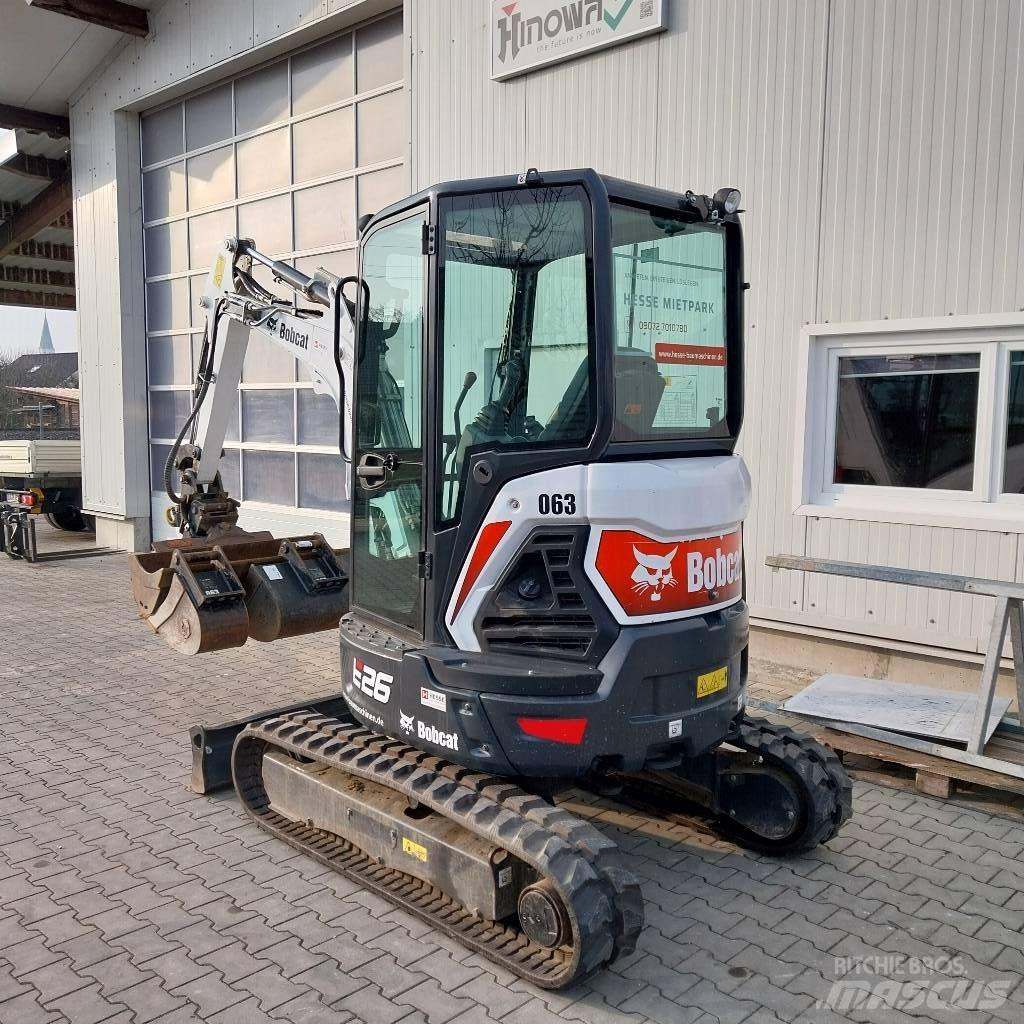 Bobcat E 26 Kabine Minikaivukoneet < 7t